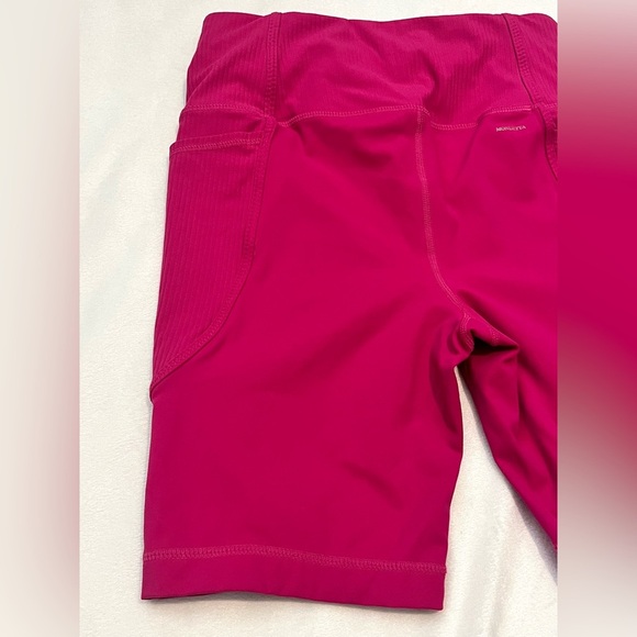 Mondetta Performance Luxury Women's Pink High-Waisted Biker Shorts XS - Picture 15 of 16